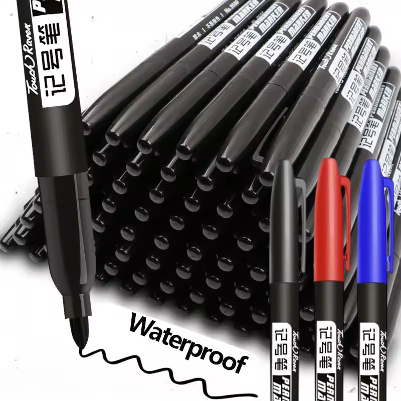 Copic Marker Sketch - 6 ชิ้นเครื่องหมายถาวรกันน้ําน้ํามันปากกาสําหรับแก้วพลาสติกโลหะไม้ Rock Quick แห้งไม่มีเลือดออก DIY
