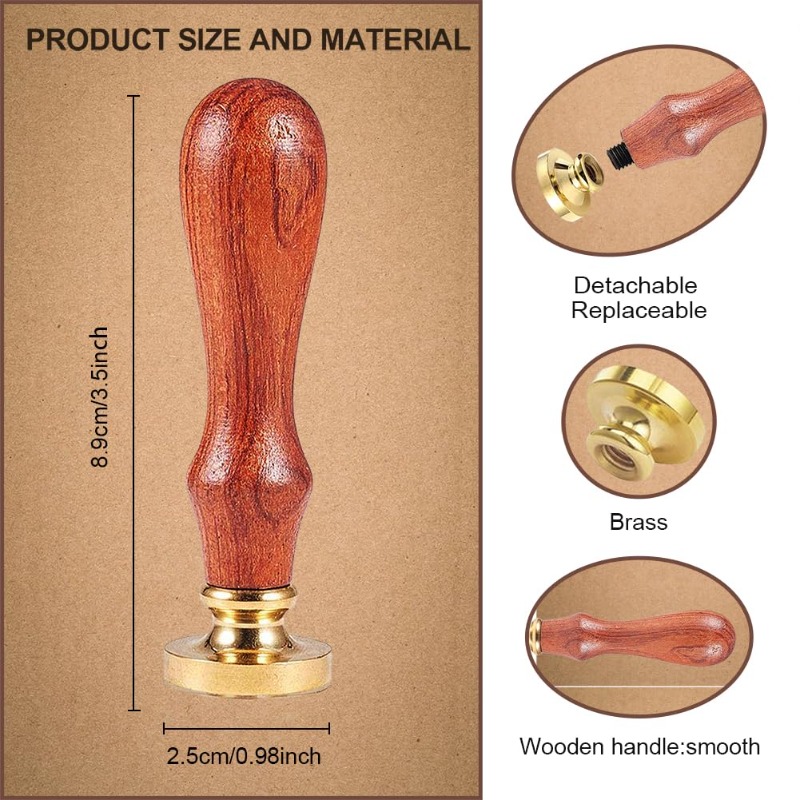 แสตมป์ขี้ผึ้งตรามังกร1ชิ้นแสตม - Wax Seal Stamp Set บทวิจารณ์และราคา