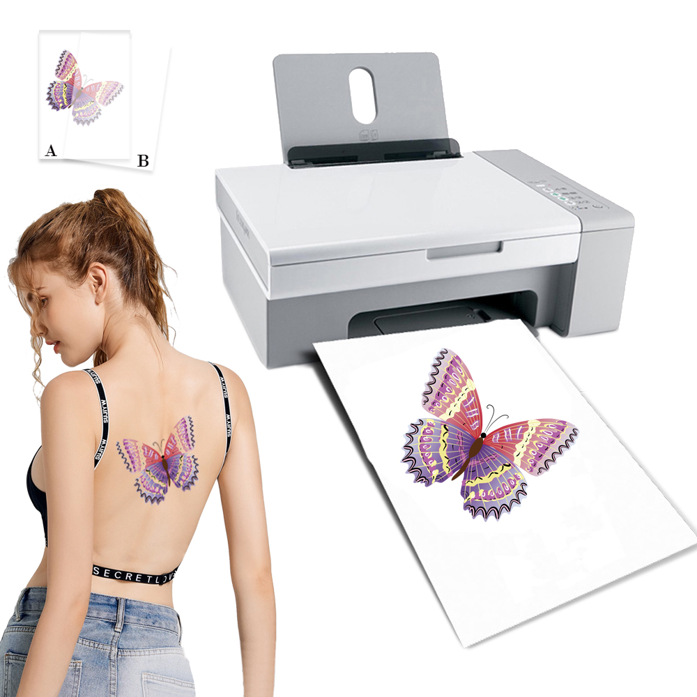 ขนาด A4 Tattoo สติกเกอร์โอนกระ - Ink Blotter Paper บทวิจารณ์และราคา