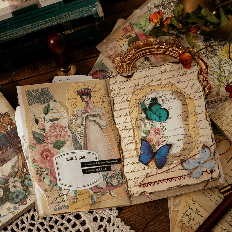 100 แผ่น Vintage INS ดอกไม้รูป - Ink Blotter Paper บทวิจารณ์และราคา