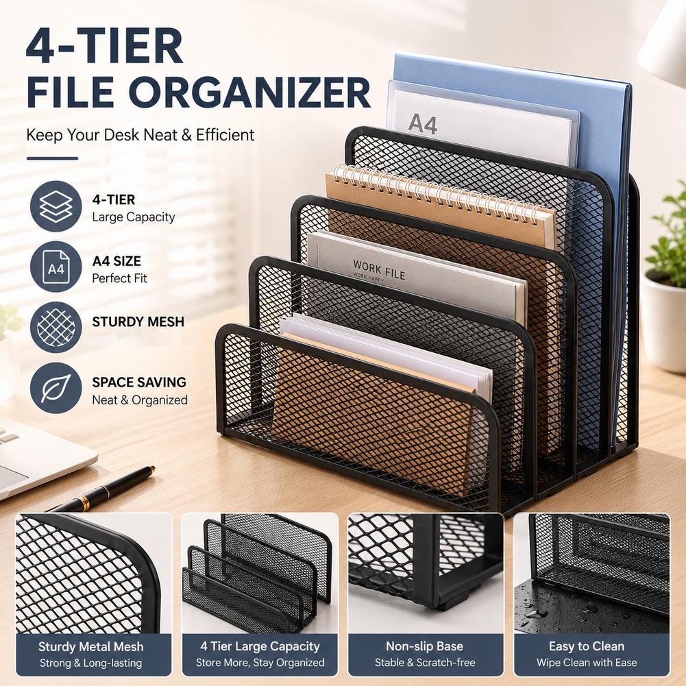 ถาดใส่เอกสาร ที่วางสมุด ชั้นวา - Magazine Holder Rack บทวิจารณ์และราคา
