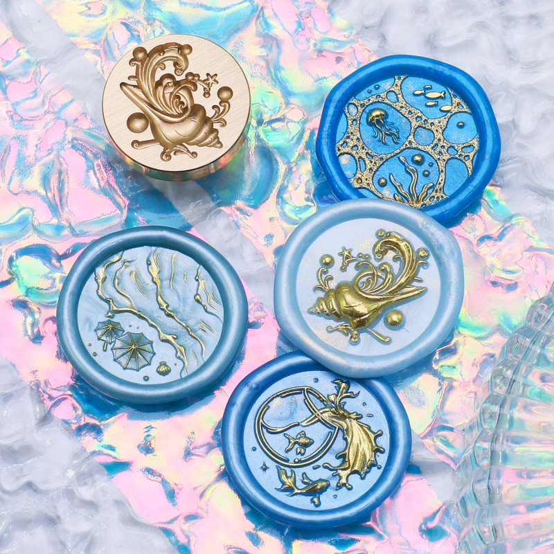 ตราประทับขี้ผึ้งลายดอกไม้น้ำ ซ - Wax Seal Stamp Set บทวิจารณ์และราคา