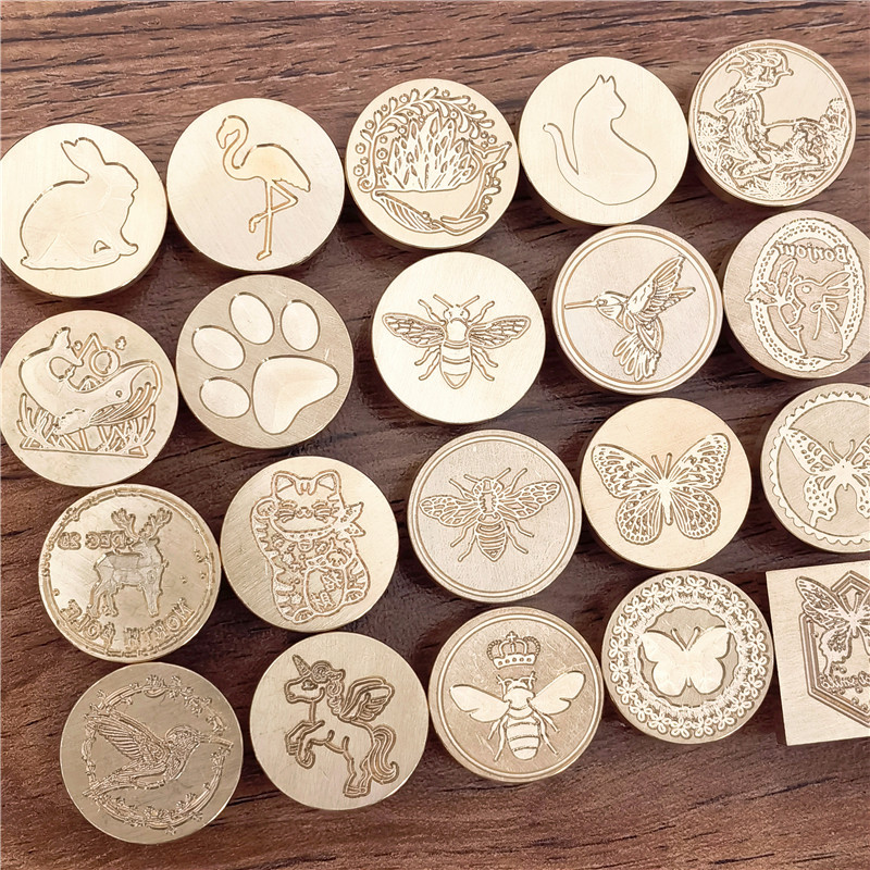 หัวตราประทับขี้ผึ้งลายผีเสื้อ  - Wax Seal Stamp Set บทวิจารณ์และราคา