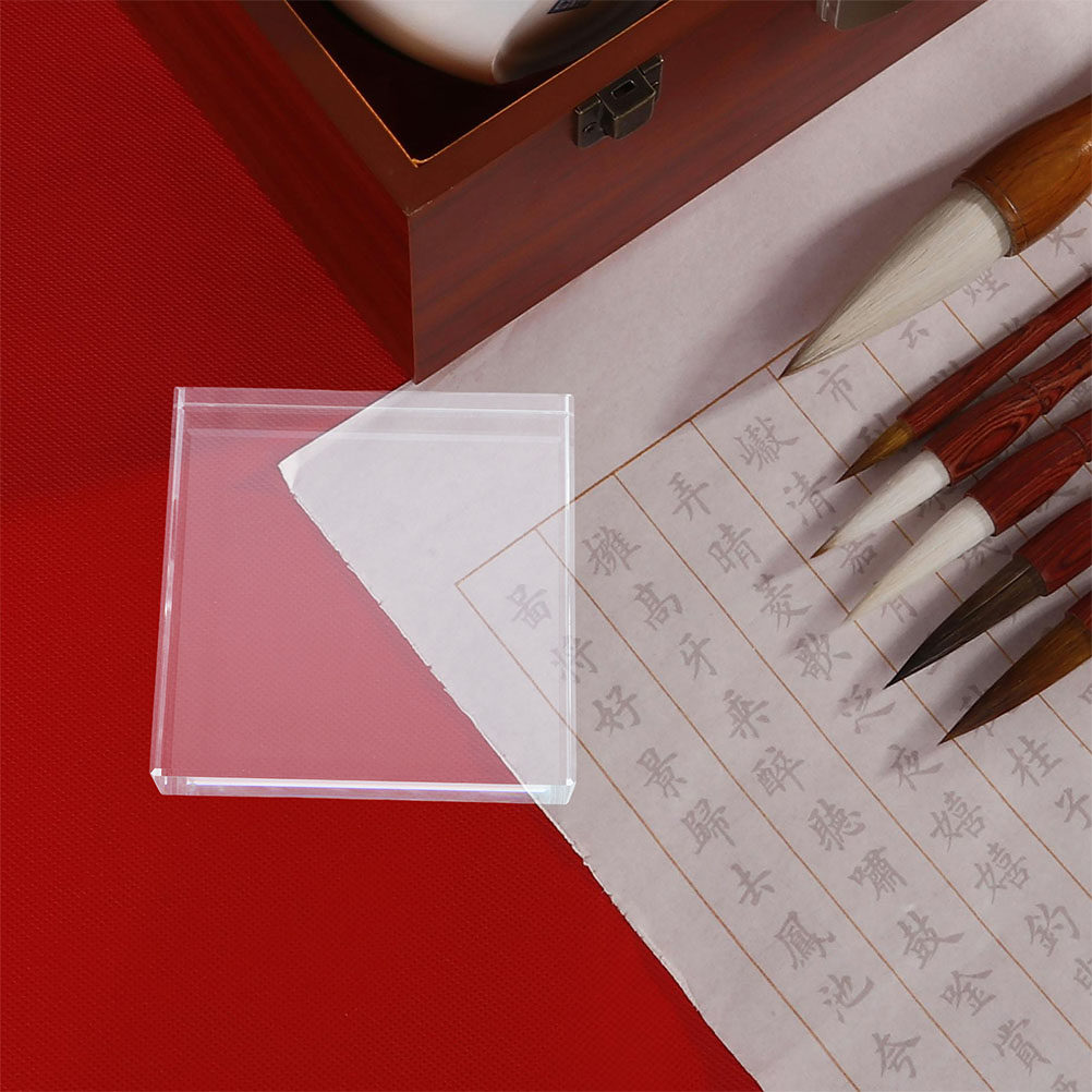 ที่ทับกระดาษทรงสี่เหลี่ยม โปร่ - Paper Weight Crystal บทวิจารณ์และราคา