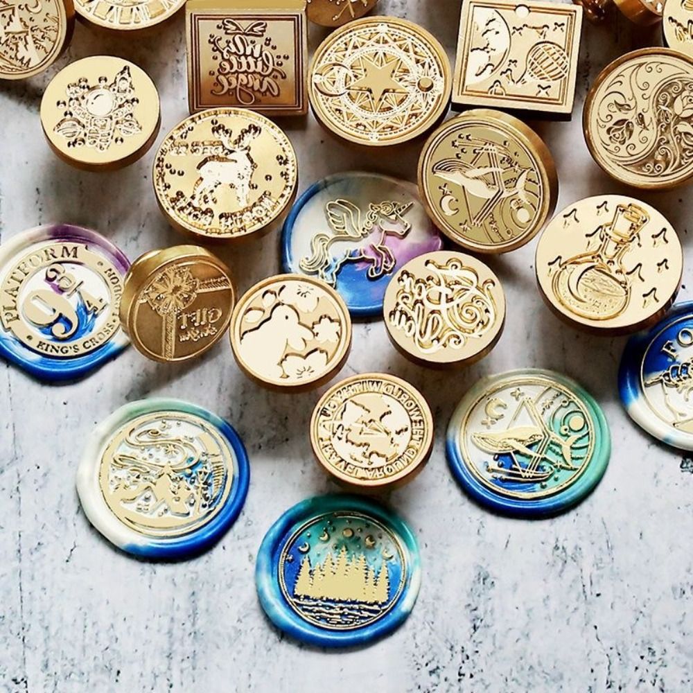 ชุดตราประทับครั่งโลหะผสมสังกะส - Wax Seal Stamp Set บทวิจารณ์และราคา