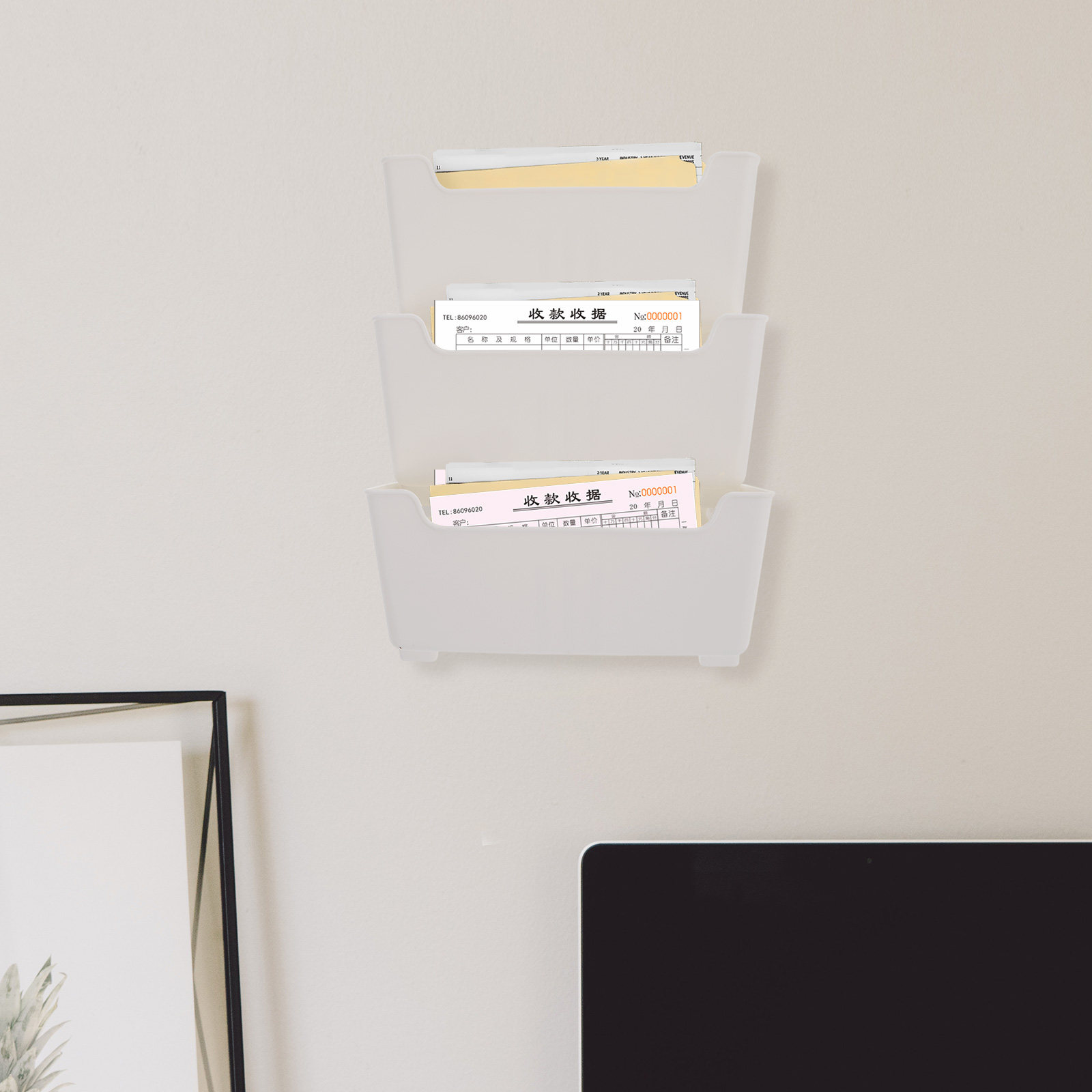 1 ชุด ที่จัดระเบียบเอกสารแบบติ - Magazine Holder Rack บทวิจารณ์และราคา