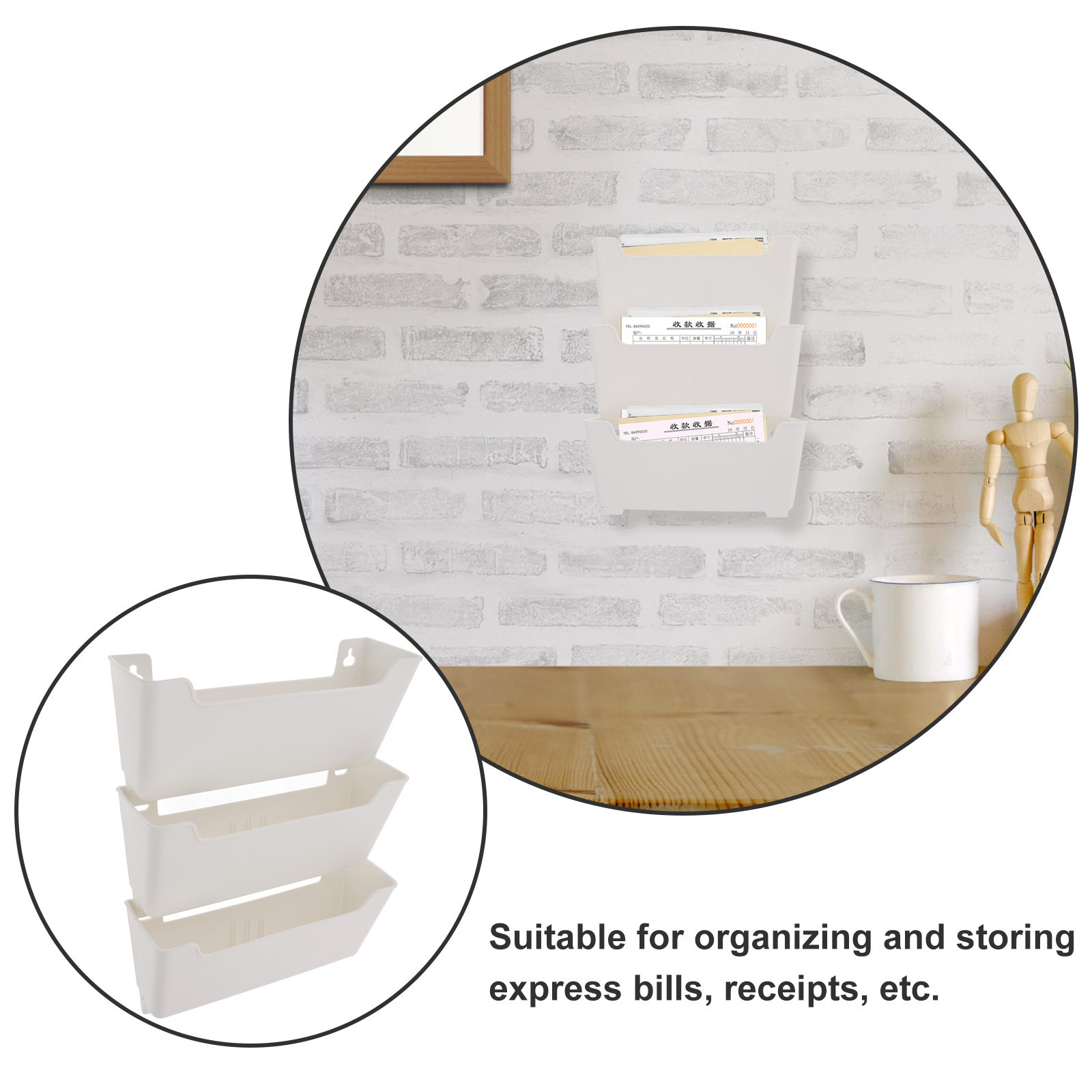 1 ชุด ที่จัดระเบียบเอกสารแบบติ - Magazine Holder Rack บทวิจารณ์และราคา
