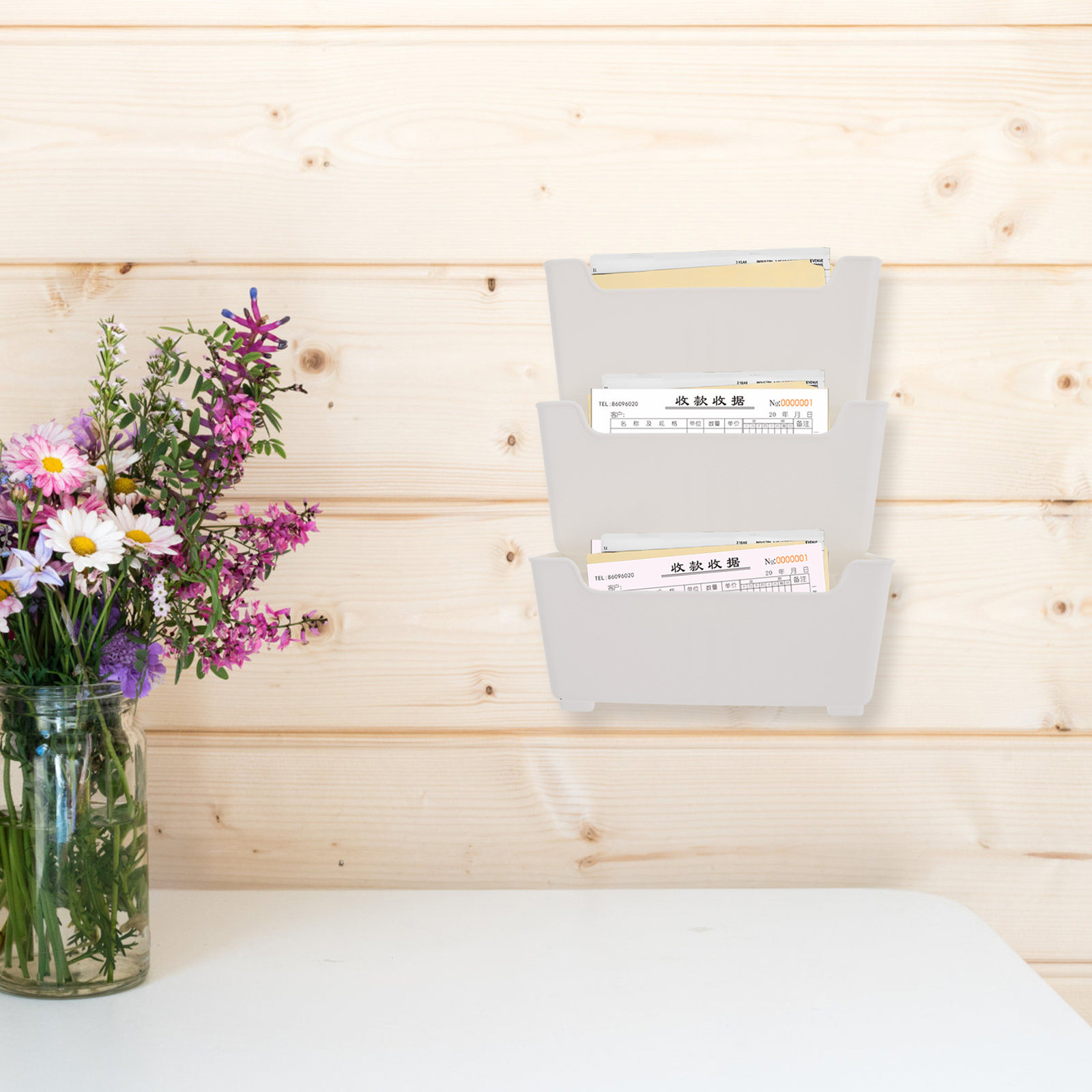 1 ชุด ที่จัดระเบียบเอกสารแบบติ - Magazine Holder Rack บทวิจารณ์และราคา